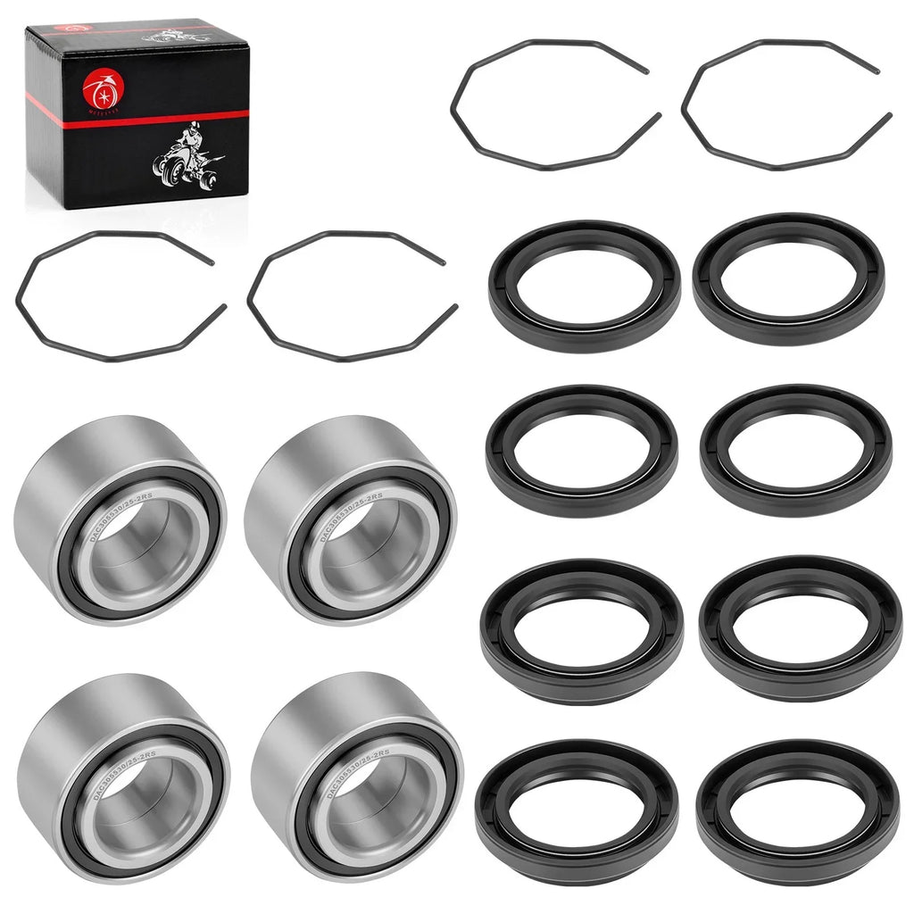 Front & Rear Wheel Hub Bearings Seals Kit for Arctic Cat ATV (2002–2004)
