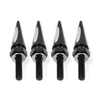 Windshield Spike Bolts 4 x Aluminum Black & White for Harley Road Glide (2015+)