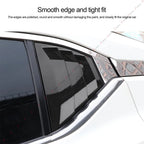 Carbon Fiber Look Rear Window Louver Cover for Nissan Sentra (2019–2025)