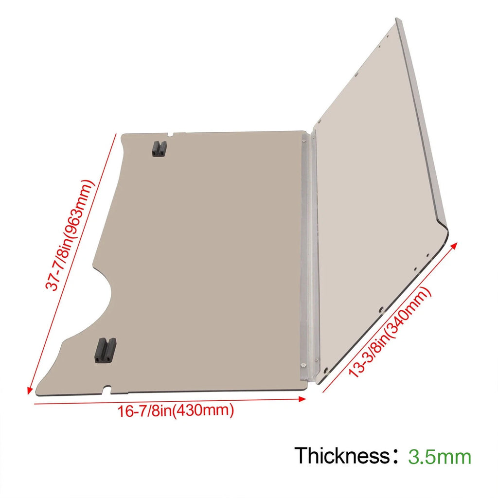 Tinted Foldable Windshield for EZGO RXV (2008–2024)