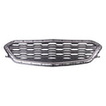 Replacement Black Chrome/Matte ABS Plastic Front Lower Grille