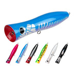 219mm Wooden Sea Fishing Popper for Big Game Trolling