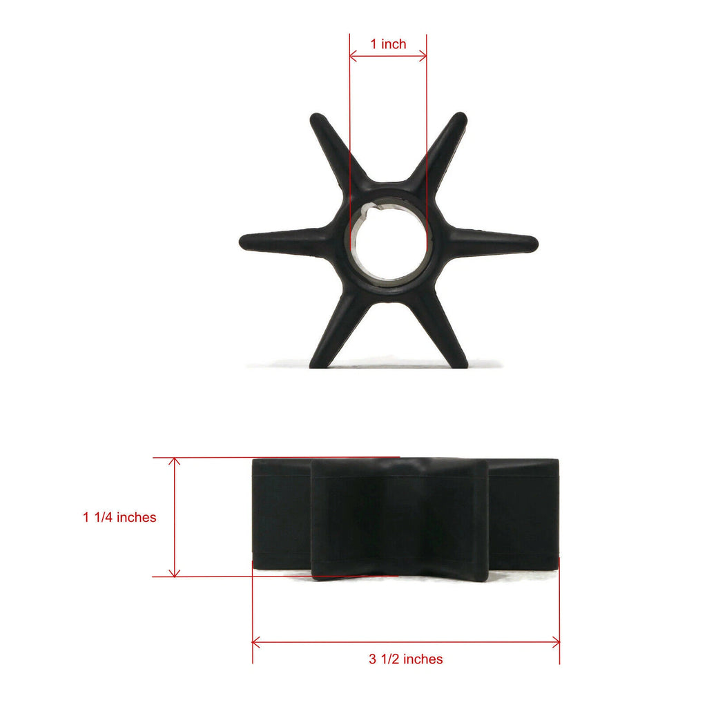 Water Pump Impeller Kit for Mercury 4Stroke 75-100 HP Outboard (47-8M0100526)
