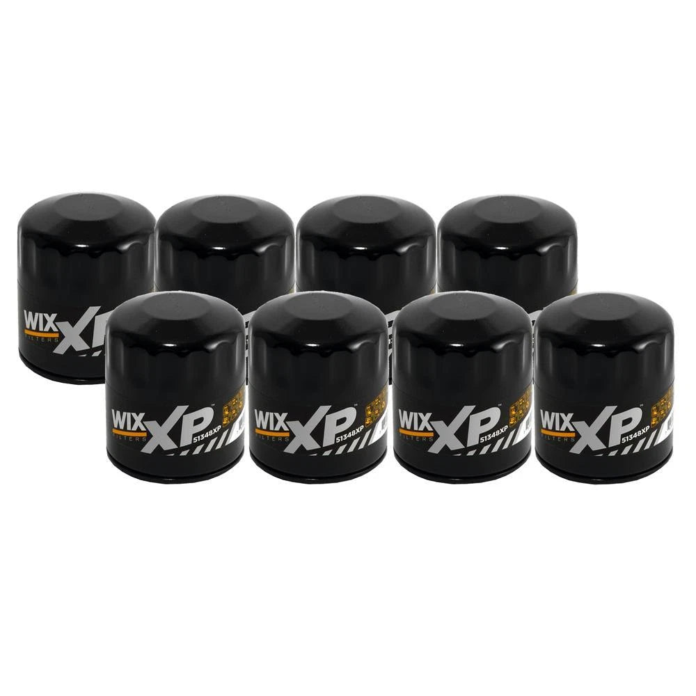 Set of 8 Wix 51348XP Engine Oil Filters for Heavy Duty Applications