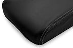 Console Lid Pull Over Cover Leather for Infiniti FX35 (2009–2012) Gray Stitch
