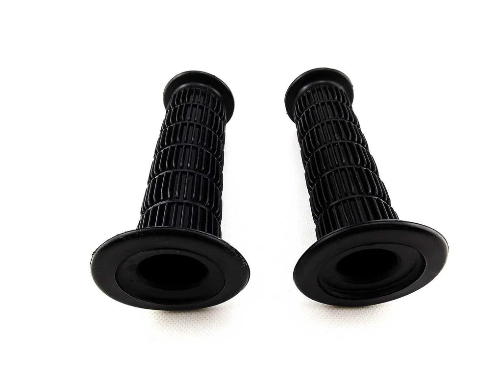 Black Hand Grip Set for Suzuki TS400 (1971-1977) - Left & Right Pair