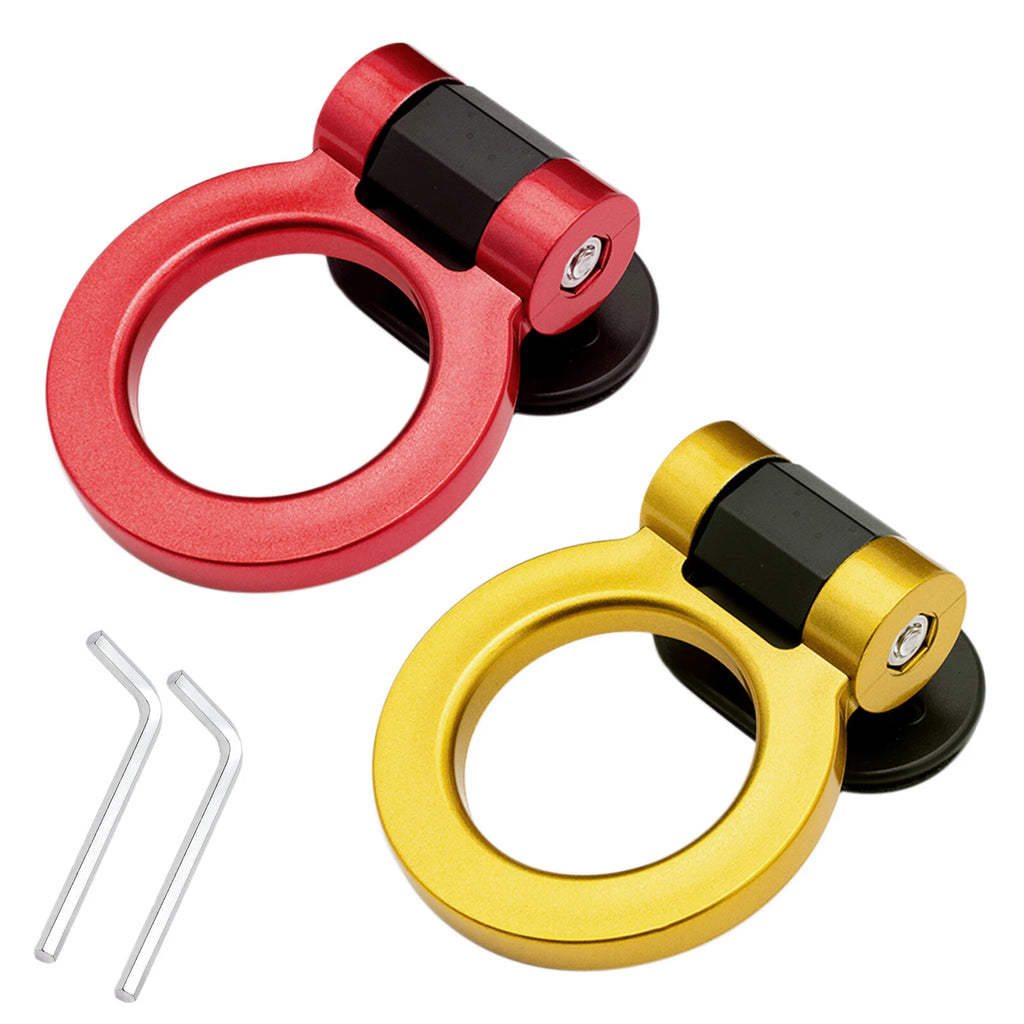 2pcs Racing Style Tow Hook Ring Sticker for Universal Trailer (Universal)
