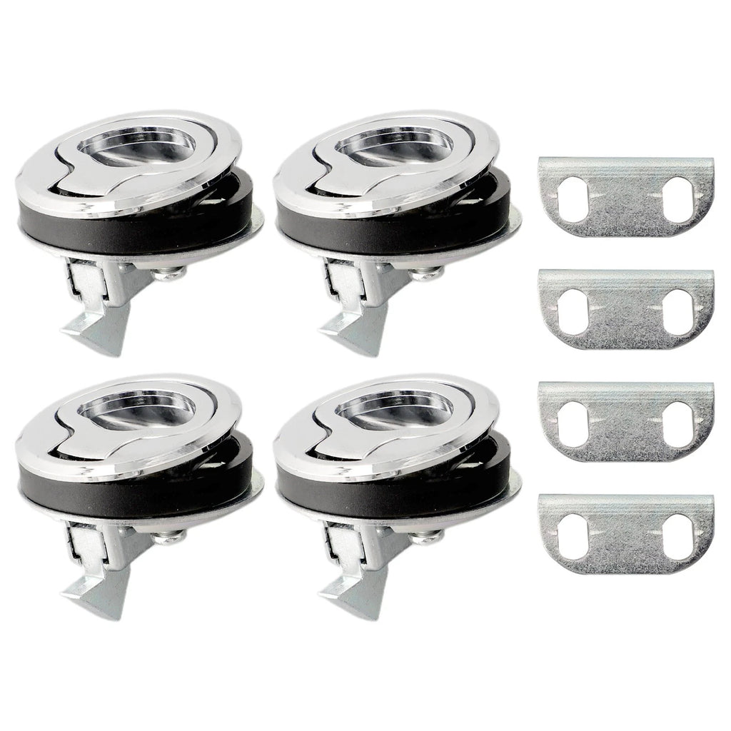 Heavy Duty Stainless Steel Boat Hatch Flush Pull Locking Latch