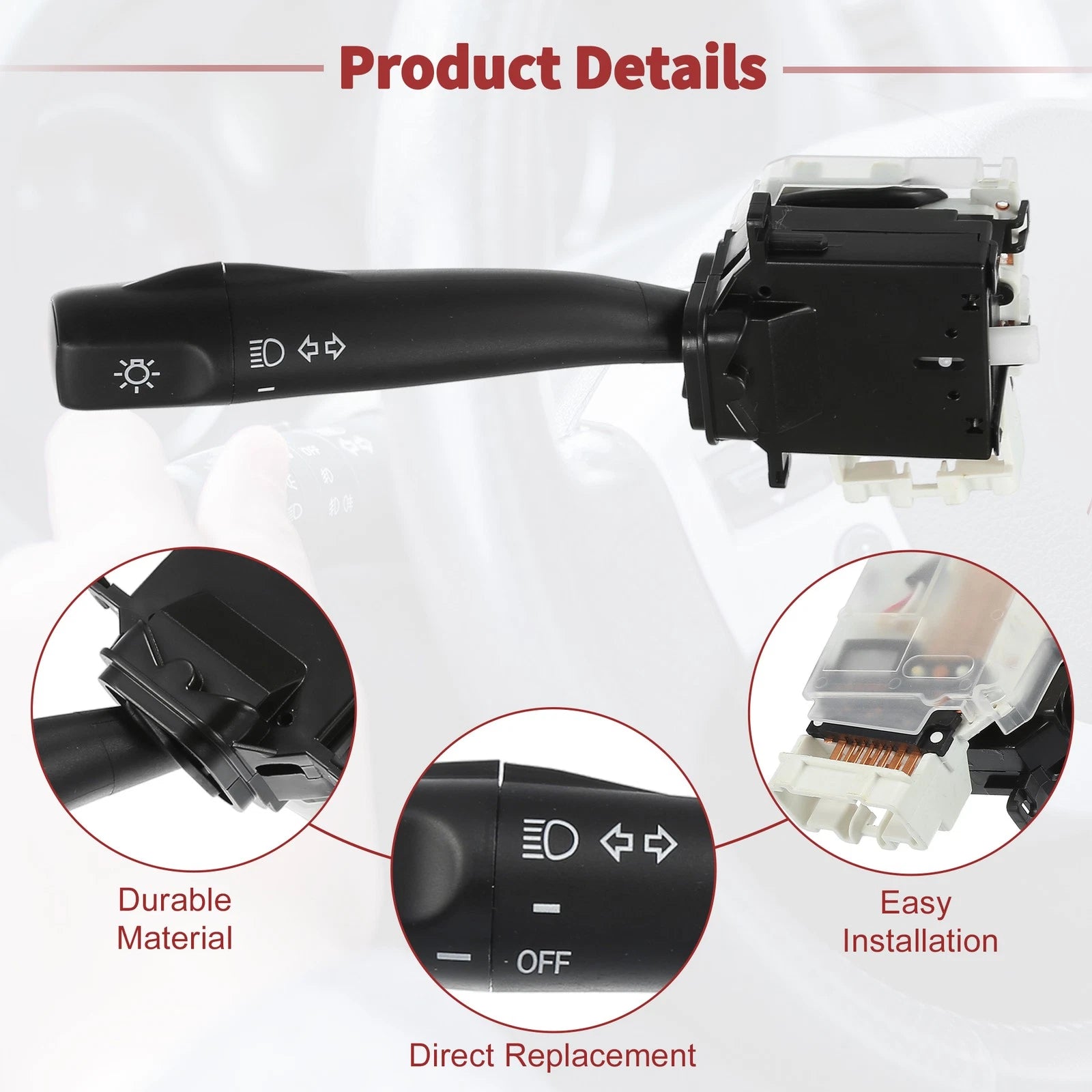 Turn Signal Switch for Toyota Corolla (1998–2000) No. 8414002020