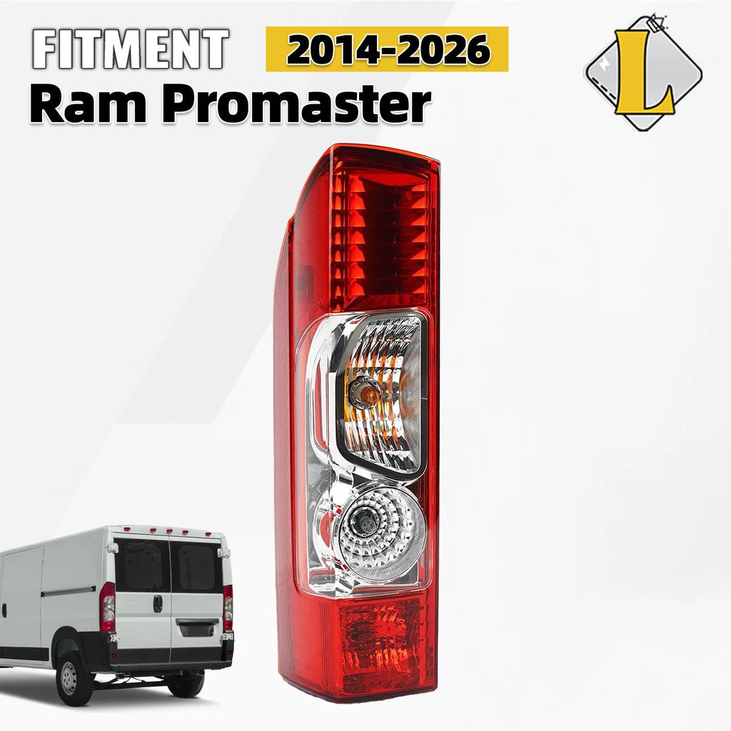 Halogen Tail Light for Ram Promaster 1500 2500 3500 (2014–2026) Rear Left Lamp
