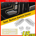 Silver Door Seat Adjust Button Switch Cover Trim for Mercedes-Benz E Class (2009–2016)