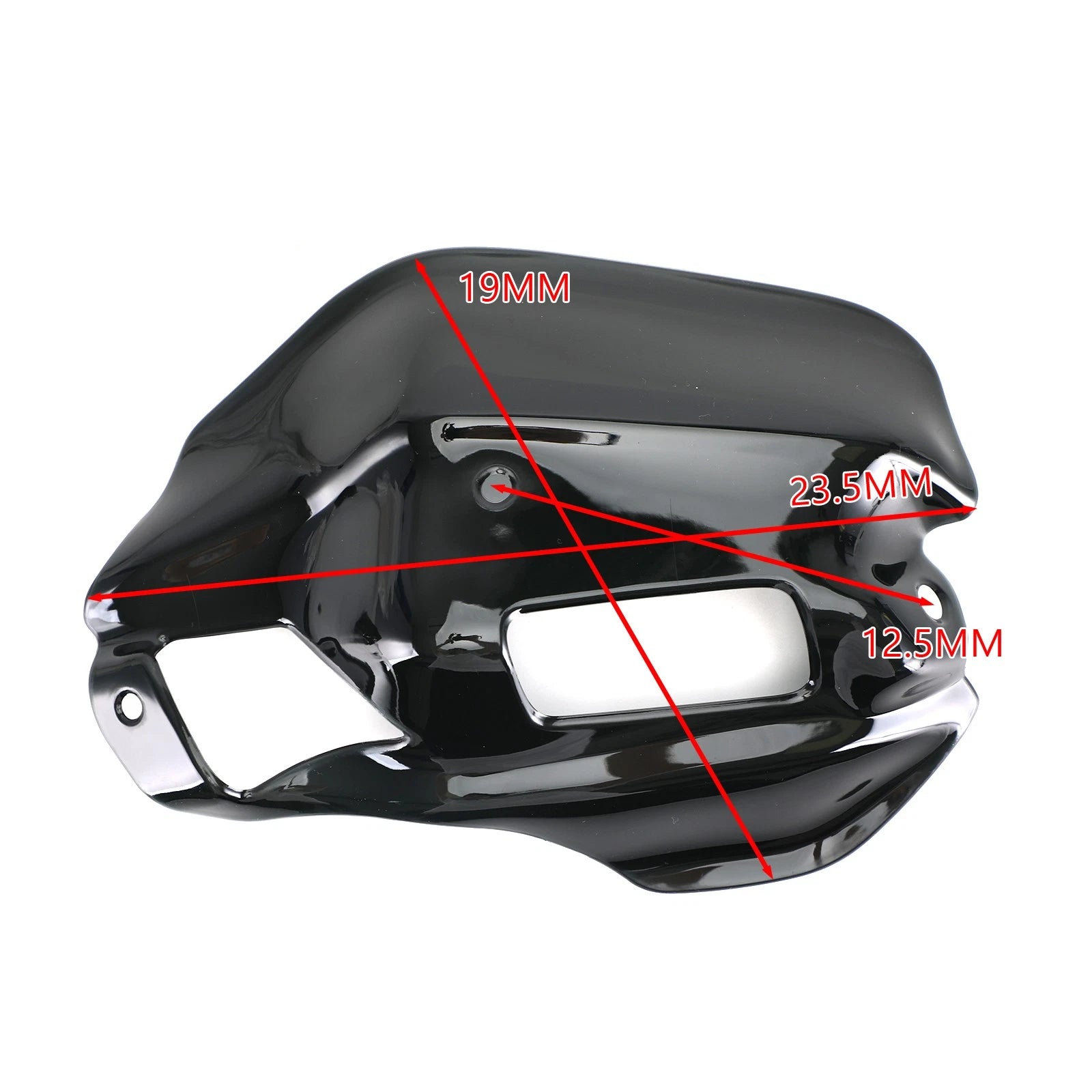 Handguard Extensions for XL750 Transalp (2023–2024) - Black