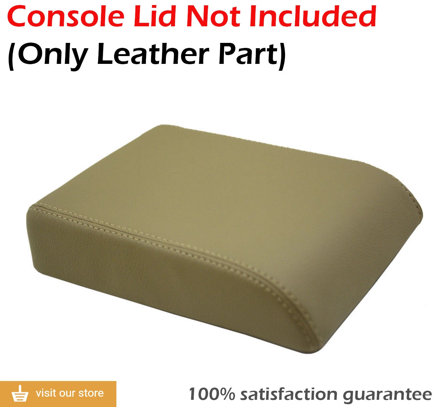 Leather Synthetic Center Console Armrest Cover for Ford Escape (2008–2012)