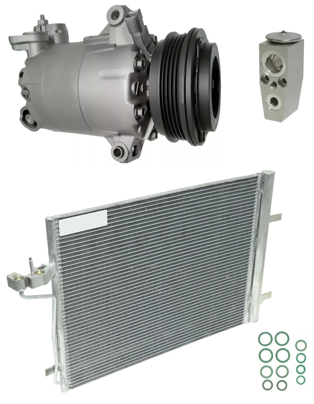 AC Compressor Kit with Condenser for Ford Escape 2.5L (2017–2018)