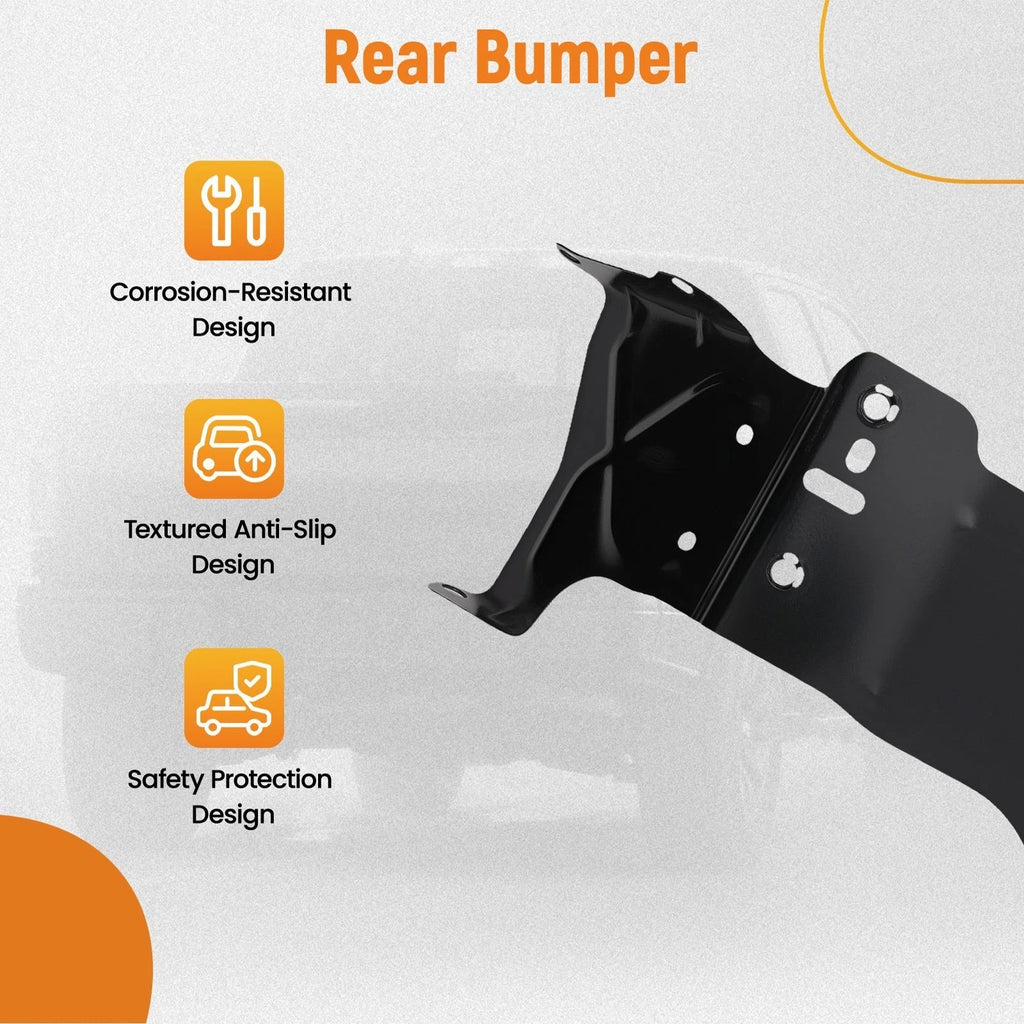 Rear Bumper Bracket for Ram 3500 Lone Star (2019–2022) 68451115AA Steel Black