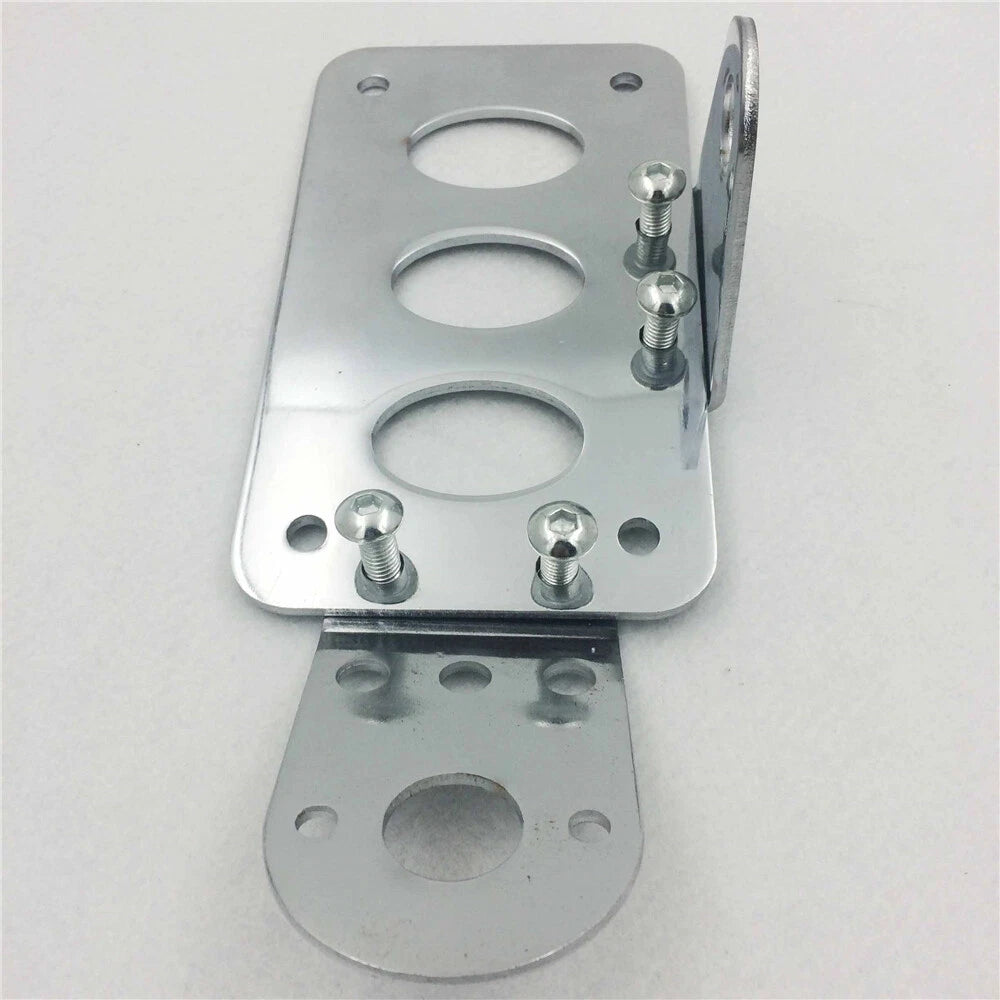 License Plate Holder Bracket for Harley Bobber Chopper (Chrome)