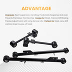 Set of 4 Rear Upper Lower Trailing Control Arms for Pathfinder QX4 (1997–2003)