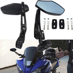 2X Adjustable Rearview Side Racing Mirrors for Suzuki SV650S SV1000S (1999–2009)