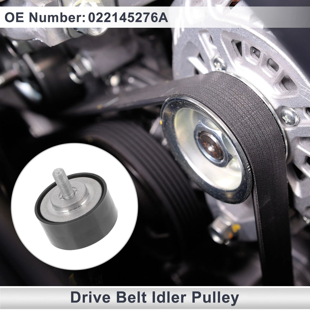 Drive Belt Idler Pulley for Audi Q7 (2005–2015) No. 022145276A Black