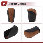 1 Pc Gear Shift Knob Cover for Subaru Forester (2006–2012) Brown Faux Leather