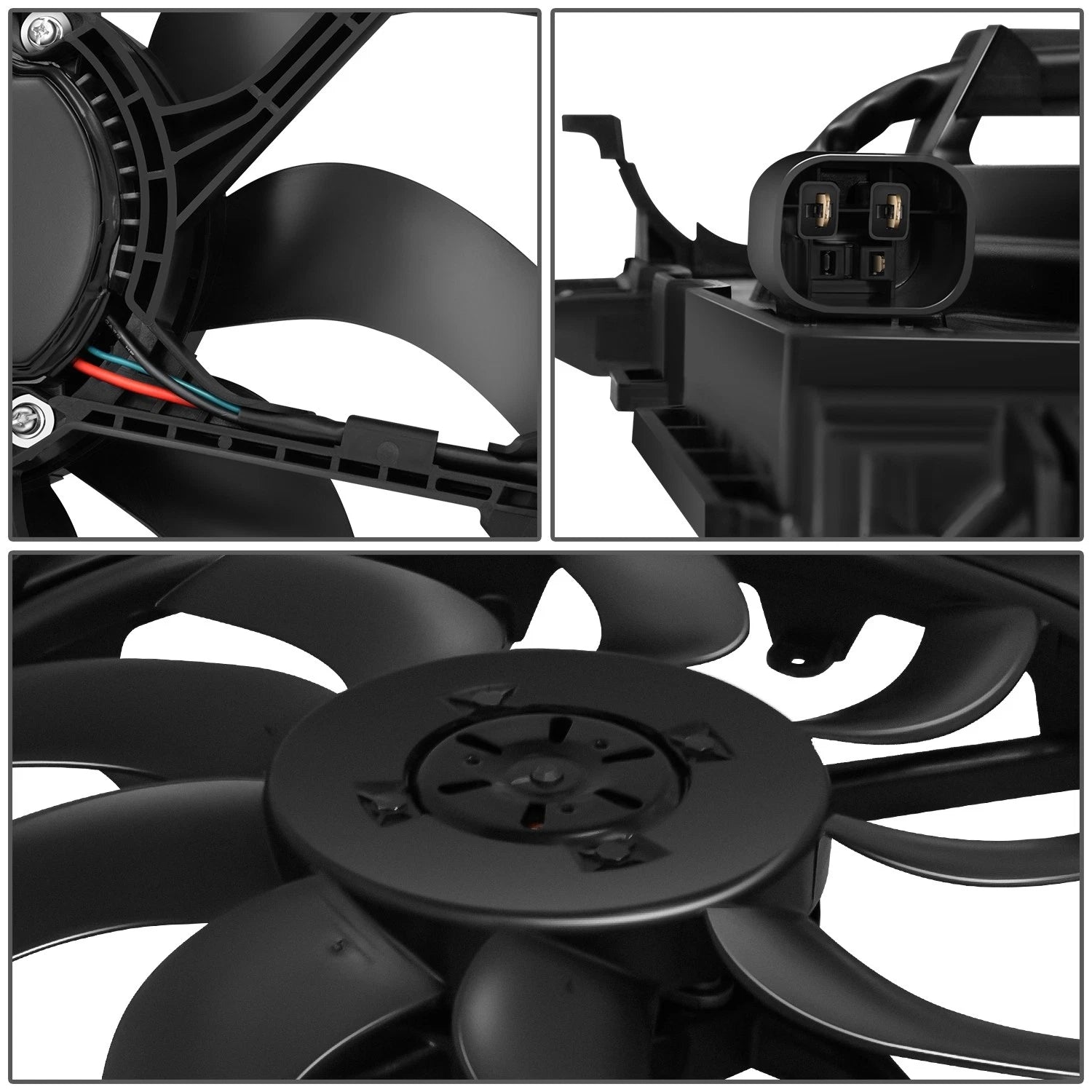 Radiator Fan Assembly for BMW M2 M3 M4 (2015–2021) - Black Polyamide