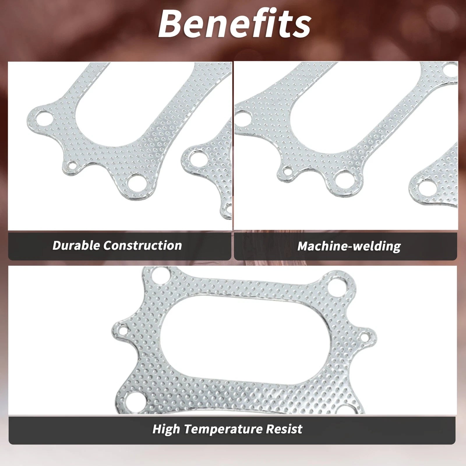 2 Pcs Exhaust Manifold Header Gasket for Honda Odyssey (2008–2020) No. 18115R70A01