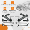 Front Complete Struts Control Arms Tie Rods for Chrysler 200 AWD (2015–2017)