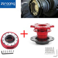 2X Quick Release Steering Wheel Hub Adapter for Universal Fit