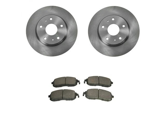 Front Brake Pad and Rotor Kit for Suzuki SX4 (2009–2013) WY749HP