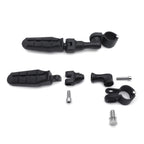 Saddle FootPeg 3" Footrest for Harley (1.25" Engine Guard Crash Bar)