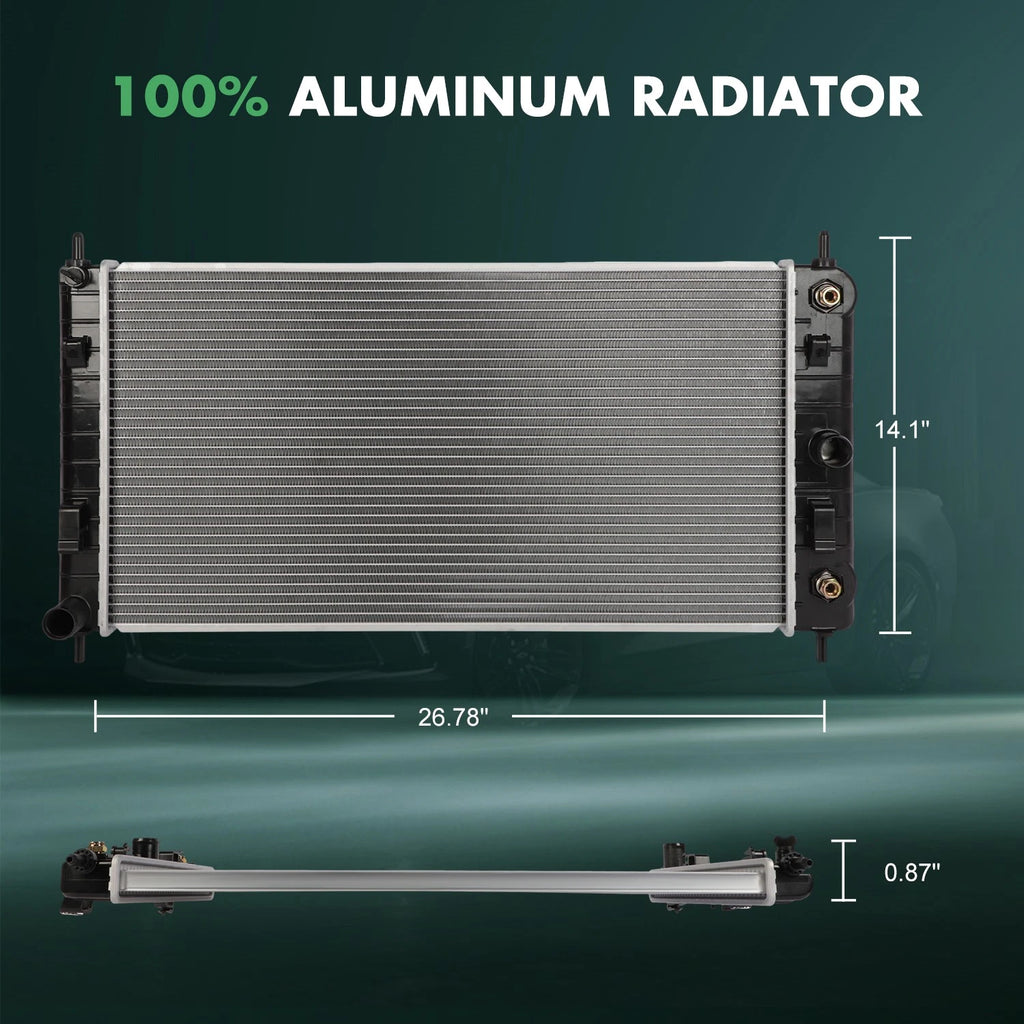 Radiator for Pontiac G6, Chevrolet Malibu (2006–2012)