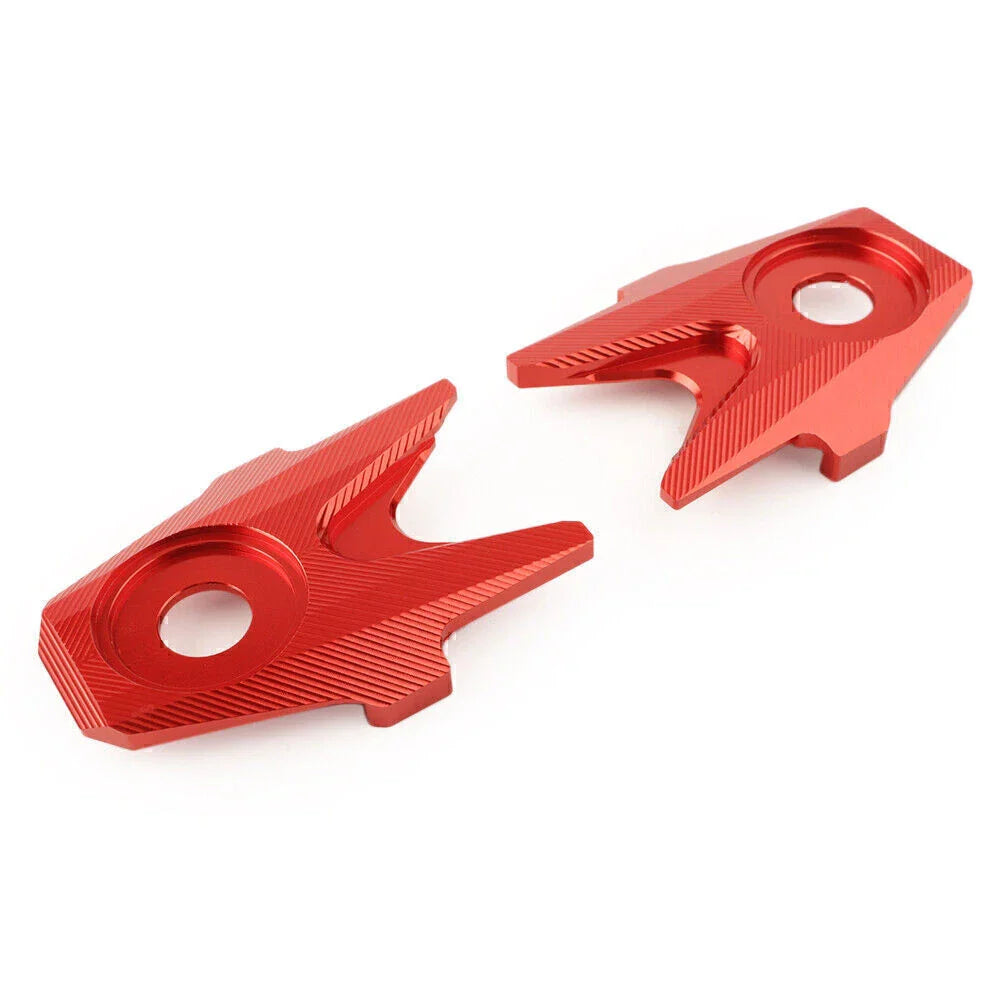 CNC Red Rear Flat Fork Covers for KAWASAKI Ninja 300/250/Z250 (2013-2016)