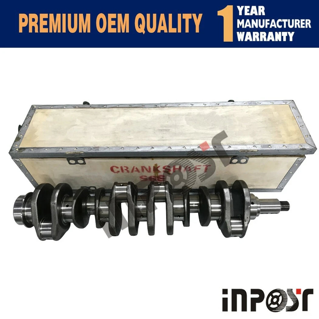 Crankshaft for Mitsubishi S6S S6SD Engine (Forklift TCM CAT F18C FD35T FD40T)