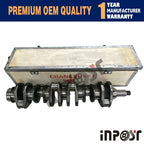 Crankshaft for Mitsubishi S6S S6SD Engine (Forklift TCM CAT F18C FD35T FD40T)