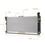 OE Aluminum Radiator DPI-1890 for Pontiac Grand Prix/Buick Regal (1997–2003)