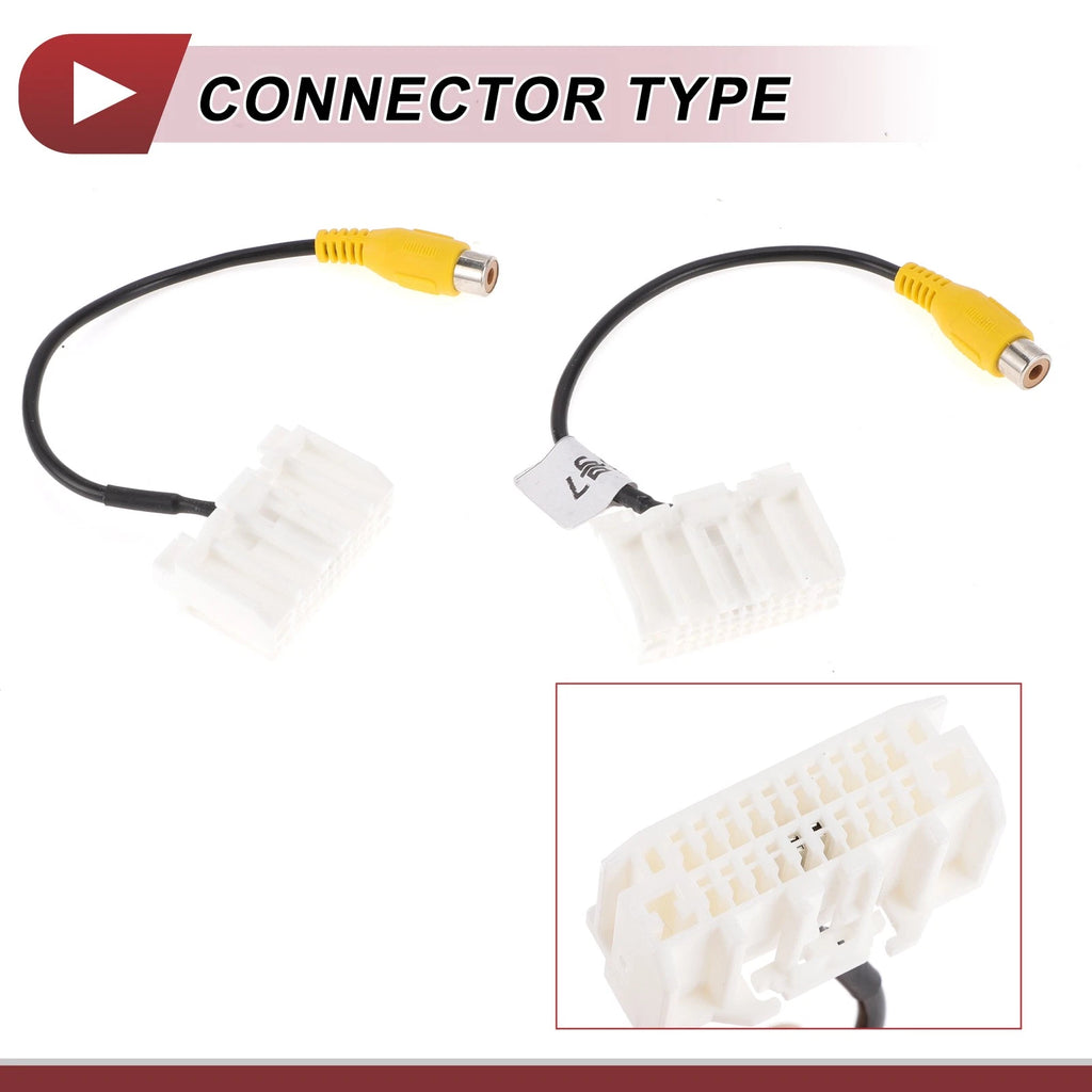 Rear View Camera Adapter Wire Harness Cable for Dodge Charger (2008–2010) RCA
