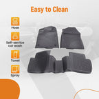 Floor Mats Liner for Honda Civic/Insight (2016–2021) TPE Waterproof Black