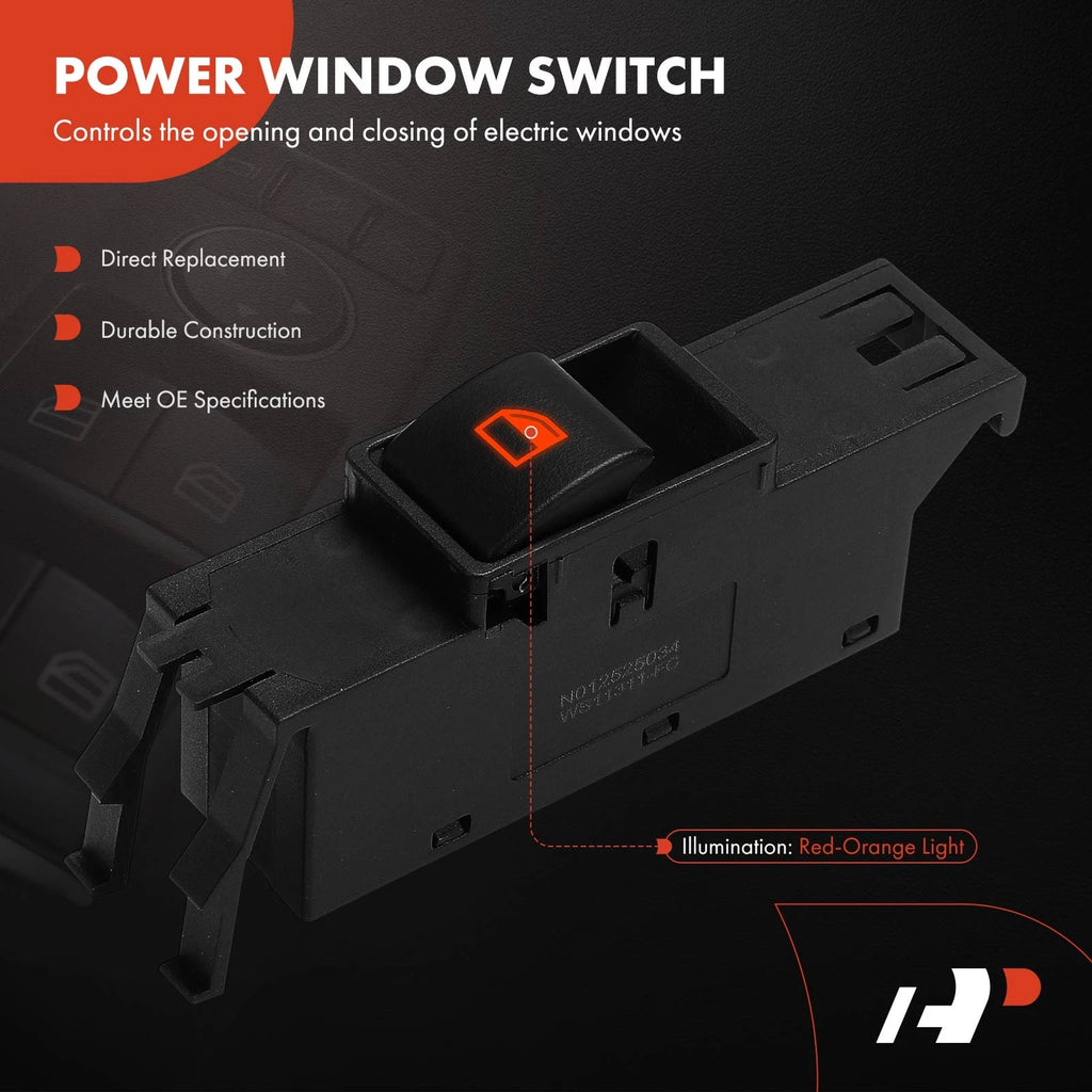 Power Window Switch for BMW 323i, 325i, 325xi, 330xi (1999–2000)