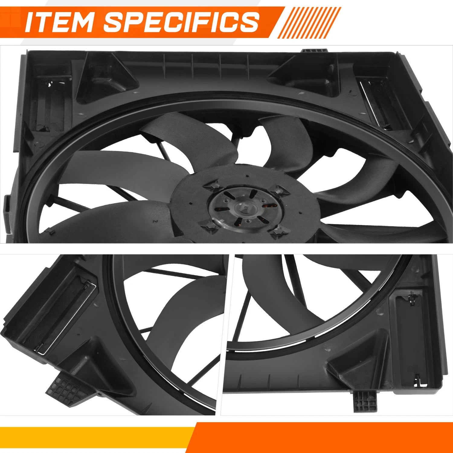 Radiator Cooling Fan Assembly for Dodge Durango (2021–2025)