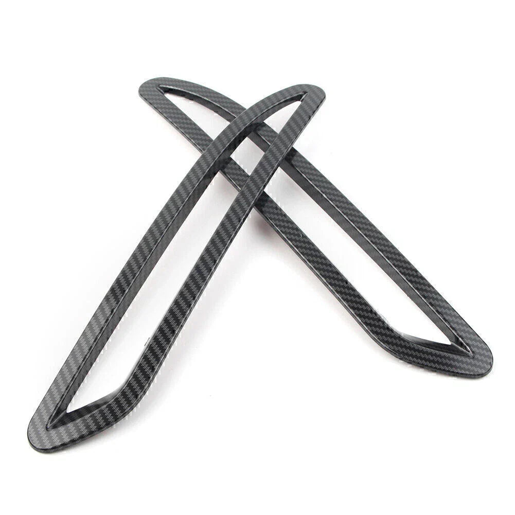 Rear Fog Light Cover Trims Carbon Look for Mercedes-Benz A-Class A220 (19-20)