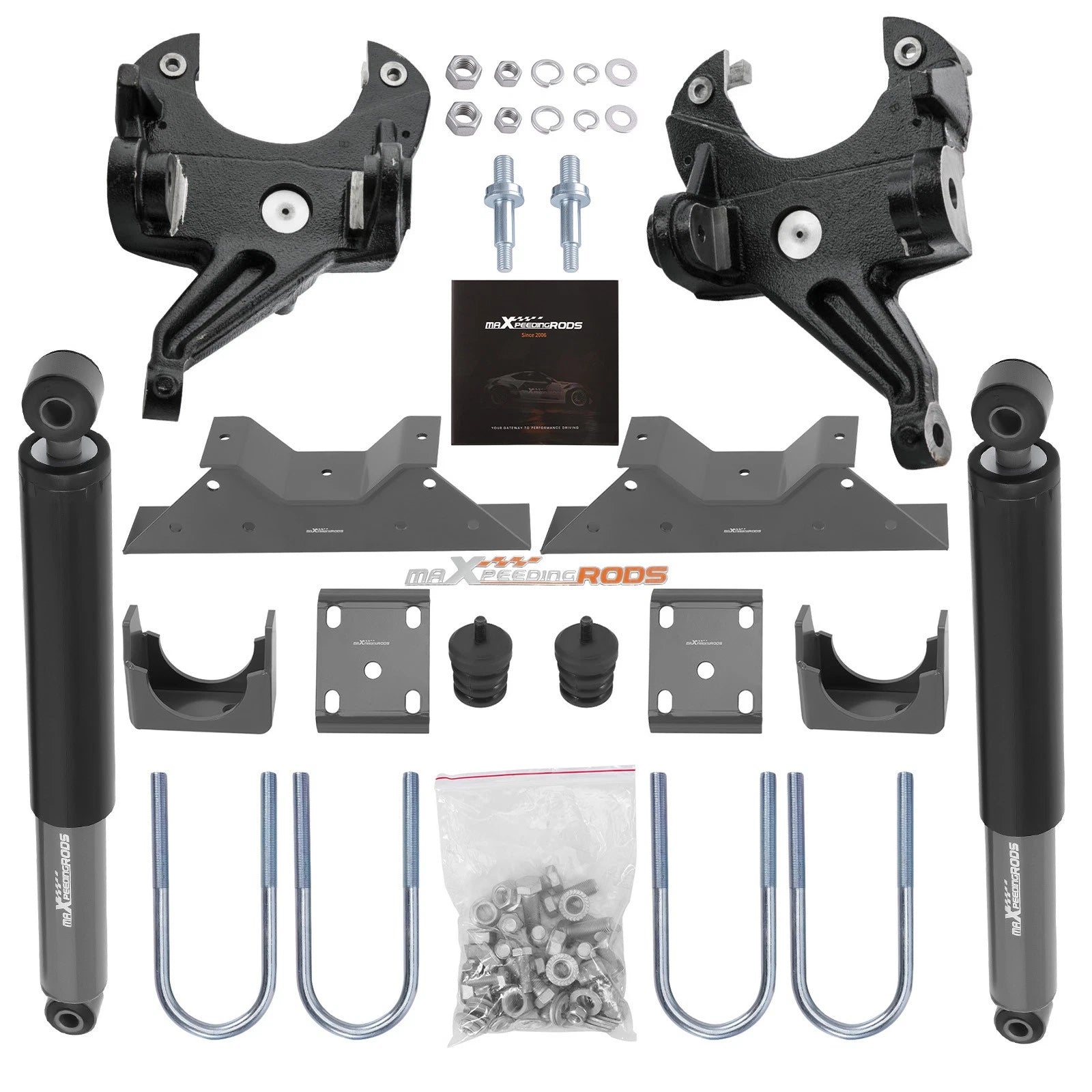 3" Front 6" Rear Suspension Drop Kit for Chevy GMC C10 C1500 (1973–1987)