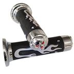 7/8" Gray Flame Hand Grips for Honda CB VTR Hornet