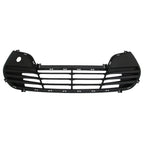 Replacement Black Plastic Front Bumper Cover Grille w/o Chrome Surround Type
