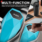 Trash Can Set of 2 for Sky Blue & Matte Black (3.5")