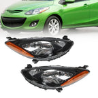 Halogen Headlight Set for Mazda 2 (2011–2014) - Driver & Passenger Side