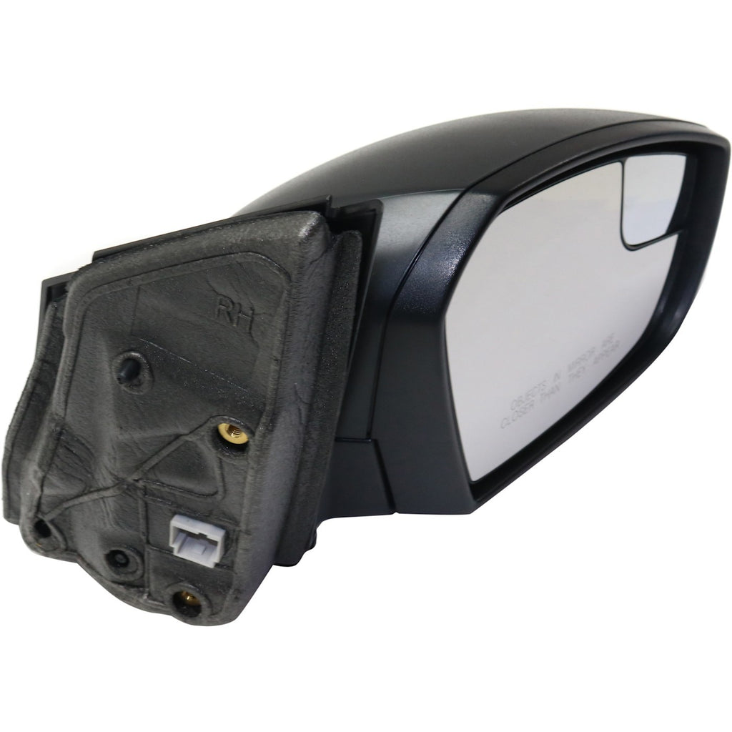 Right Side Power Mirror for Ford Escape (2017–2019) Manual Folding Textured Black