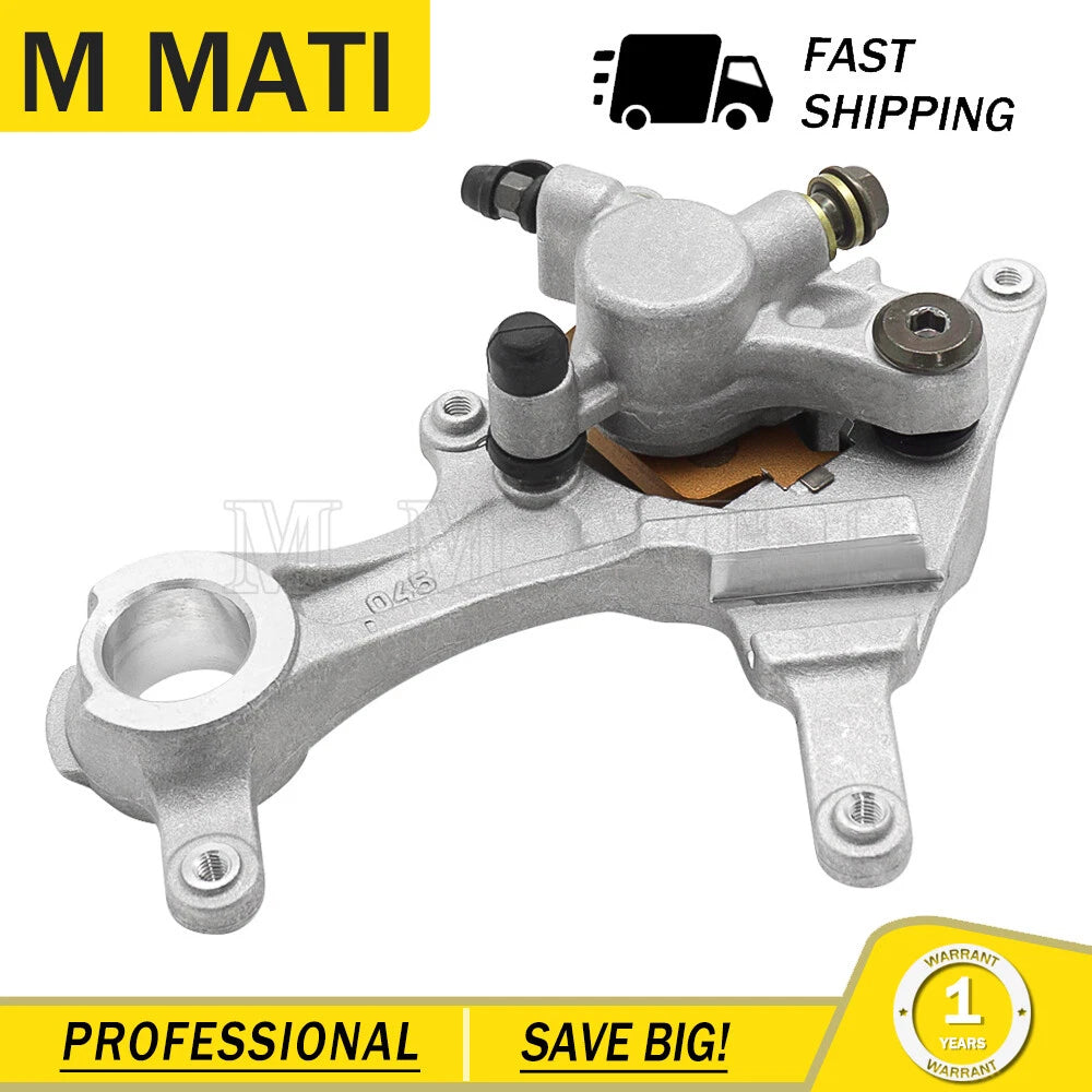 Rear Brake Caliper with Pads for Kawasaki KX250 KX250F KX250X (2006–2023)