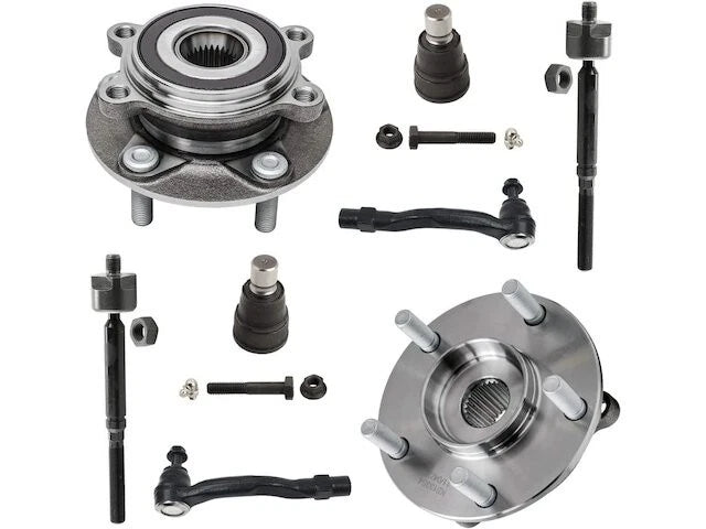 Front Wheel Hub Ball Joint Tie Rod End Kit for Mazda 3 Sport (2014–2018) VP241RQ
