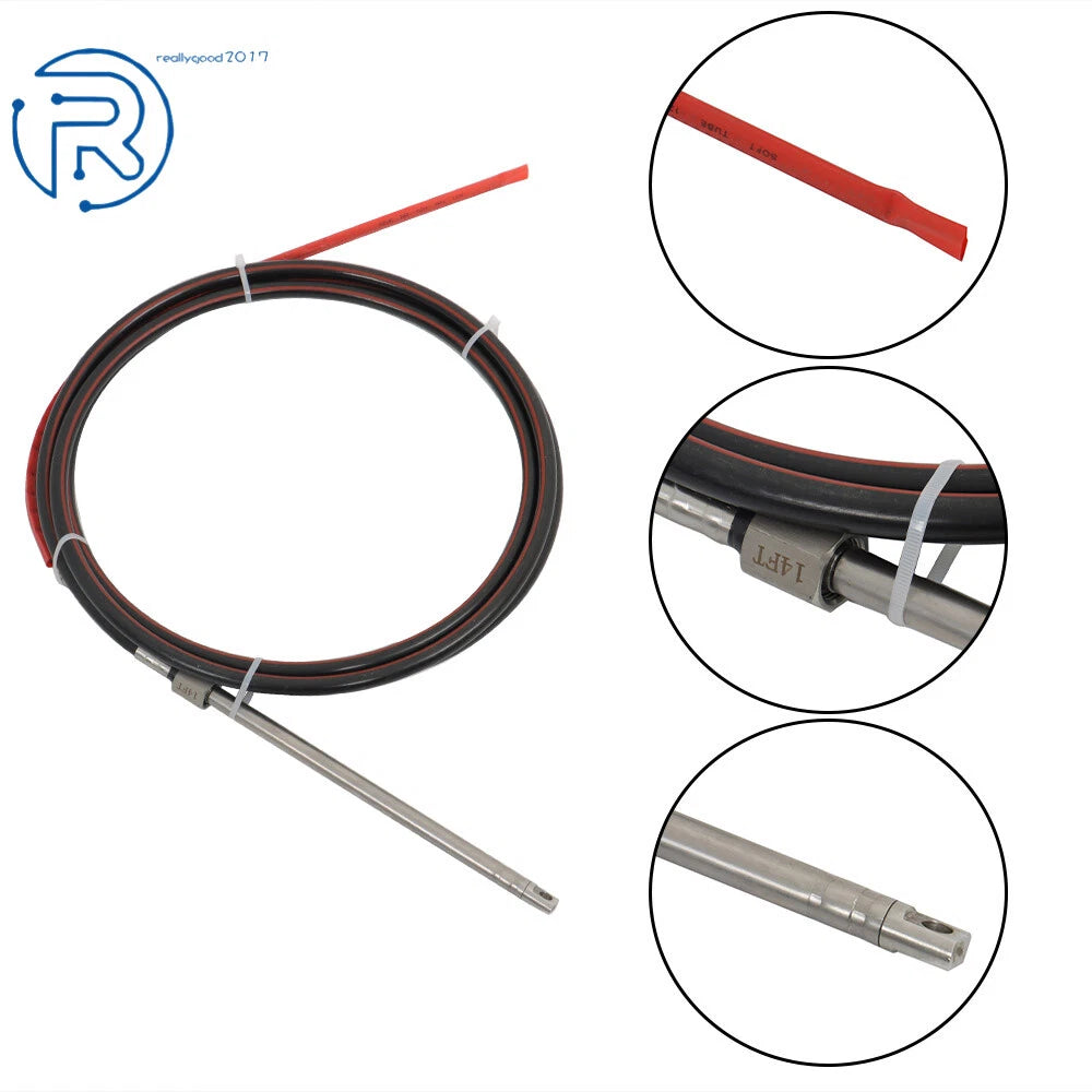 Boat Rotary Steering System Outboard Kit for Marine (14 Feet) SS13714