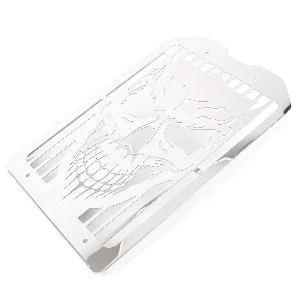 Skull Polished Radiator Grille for Kawasaki Vulcan VN1500 VN1600 (1996-2008)